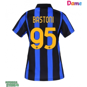 Inter Milan Alessandro Bastoni #95 Replika Hjemmebanetrøje Dame 2026-27 Kortærmet